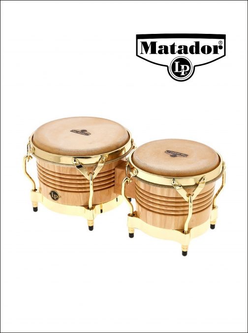 BONGOS DE MADERA SERIE MATADOR ® ARO DORADO