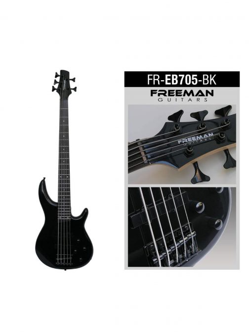 BAJO ELECTRICO 5 CUERDAS FREEMAN